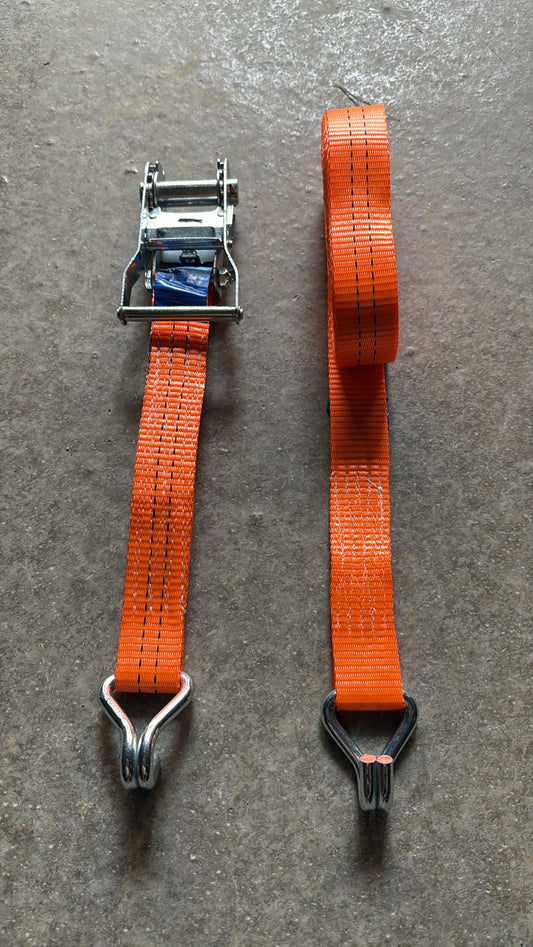 Ratchet straps ⊣ 2 Ton capacity