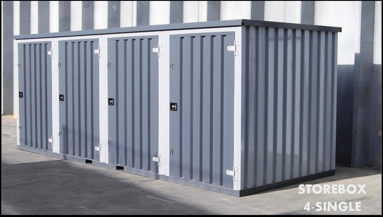 STOREBOX 4-SINGLE storage container — showcasing unit size